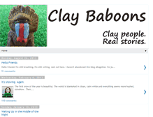 Tablet Screenshot of claybaboons.com